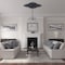 Ekena Millwork Piedmont Ceiling Medallion (Canopies up to 6 1/2"), 67 1/8"W x 48 5/8"H x 1 7/8"P, Midnight Dream CM67PEMDF - alternate 4